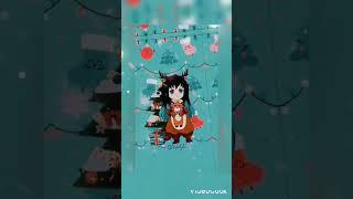 Demon Slayer Christmas video part 3. #anime#demonslayer#nezuko#tanjiro#rengoku#christmas#fun#shorts