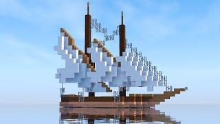 Корабль в Майнкрафт - Как построить корабль