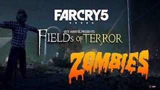 Chopping down zombies - Field of Terror - Far Cry 5 DLC