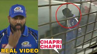 Rohit sharma Shocked When Fans start saying chapri chapri to hardik pandya After Mi lost match