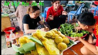 Ta Nói Nó Đã Nghe-Bánh Khọt Béo Ngậy-Bánh Xèo Giòn Rụm-Vừa Đổ Vừa Ăn-2 Chị Em Mê Làm Bánh Lắm #40