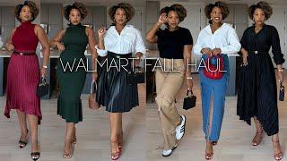 BOSS LADY NEW Huge Walmart Fall Haul 2024  Business Casual Fall Fashion Styles & Trends