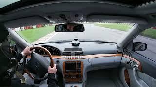 Track Day - Mercedes S500L  Hot Laps  54.6sn