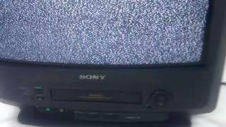 Sony Trinitron KV-20VM30 20 CRT VCR VHS Tape Player Combo Color Video TV