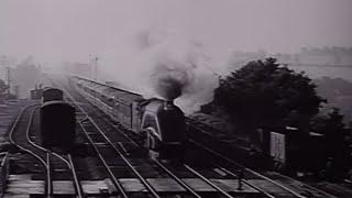 Vintage railway footage - Mildenhall and Scottish Express