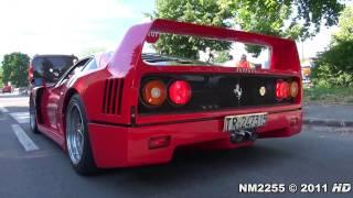 Ferrari F40 Loud Sound with Backfiring