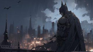 POV You are BATMAN Watching Over Gotham City  Binaural Rain & Night Ambience ASMR  NijiSounds 