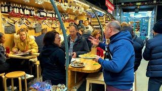 The oldest food market in Paris Marche des Enfants Rouges. Where to eat cheap and tasty in Paris