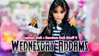 Random Doll Stuff 4 Custom Wednesday Addams Inspired Doll Stocking Stuffer Ideas and More