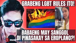 HINDI PINASAKAY NG EROPLANO GRABEH LGBT SA IBANG BANSA