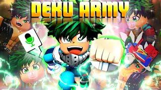 RAIDING as a DEKU ARMY in Roblox VOICE CHAT