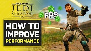 Change THESE settings to Improve PERFORMANCE in Jedi Survivor...