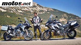 Comparativo BMW R 1250 GS vs Kawasaki Versys 1000 SE  Review en español HD  motos.net