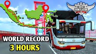 Longest BUSSID Gameplay WORLD RECORD* on Mobile  Bus Simulator Indonesia by Maleo