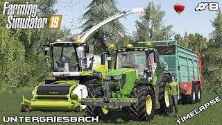 Silage harvest with MrsTheCamPeR  Animals on Untergriesbach  Farming Simulator 19  Episode 8