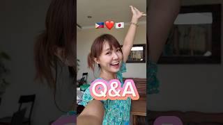 My First Q&A short video️I’ll answer your question #Philippines #Japan #Q&A #shorts
