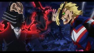 All might One For All vs All For One full fight  Bokuno hero academia
