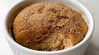 Snickerdoodle Mug Cake in 1 Minute  Soft & Moist Cinnamon Sugar Cake in Microwave