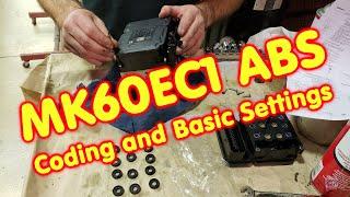 The MK60EC1 ABS Coding and Basic Settings