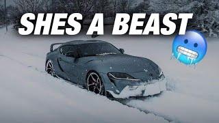 HOW WELL DOES THE SUPRA MK5 HANDLE IN THE SNOW ⁉️