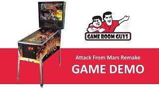 Chicago Gaming Attack From Mars Pinball Remake  Game Room Guys