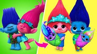 Trolls Family  11 Hacks and Crafts for LOL Surprise