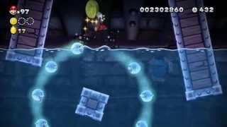 New Super Mario Bros. U - Haunted Shipwreck Star Coins  Secret Exit