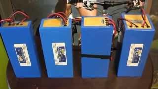 4 battery sizes to compare 37v - 52v - 63v - 78v