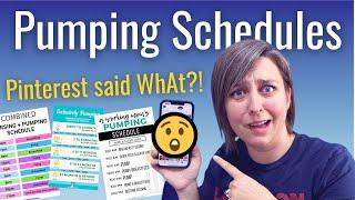 Creating a Pumping Schedule  Pumping while breastfeeding schedules...