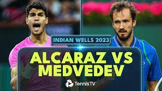 Carlos Alcaraz vs Daniil Medvedev Indian Wells 2023 Final Extended Highlights