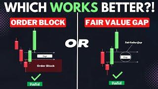 Order Block Entry VS Fair Value Gap Entry