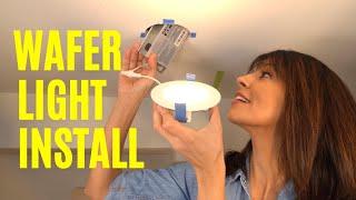 Recessed Light Installation  The BEST LED Wafer Light Is...