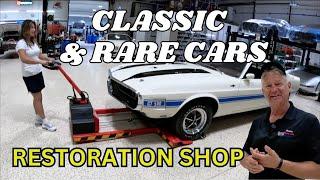CLASSIC CAR RESTORATION SERVICE SHOP OF PRIVATE COLLECTION