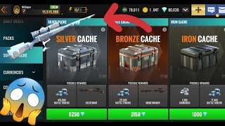 Opening SilverBronzeIron Cache + Glacier Sniper - Sniper 3D Assassin