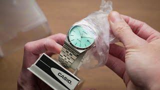 Unboxing The NEW Steel Casio Tiffany - The One You Should Have Bought?  MTP-B145D Watch Unboxing