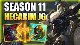 HOW TO PLAY HECARIM JUNGLE & HARD CARRY - Season 11 Hecarim Jungle Gameplay Guide  League of Legends