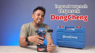 harganya bikin brand lain auto kemahalan  - DONGCHENG DCPB358 CORDLESS BRUSHLESS IMPACT WRENCH