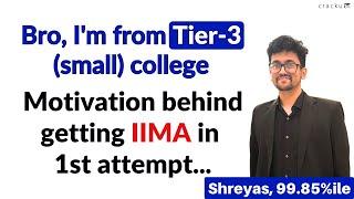 IIMA Dream Come True Strategy Behind My 99.85%ile In the Very First Attempt  Shreyas IIMA PGP