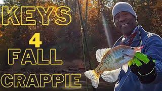 How to Locate Fall Crappie  Tips and Tricks  Locations Gear & Techniques