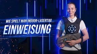 Einweisung Wie spielt man Indoor-Lasertag? Eine Laser-Tag-Video Einweisung in 4K