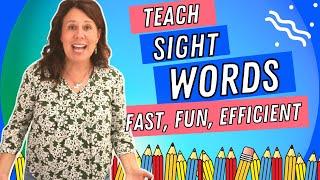 6 Fun Ways To Teach Sight Words To Kids - Perfect For Kindergarten And First Grade