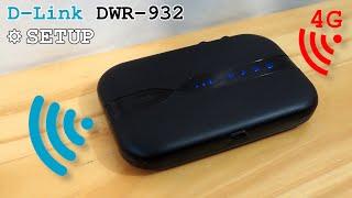 D-Link DWR-932 portable 4G router Wi-Fi • Unboxing installation configuration and test