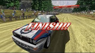 Sega Rally 2 - Championship Victory - SECRET Lancia Delta 4k 60fps