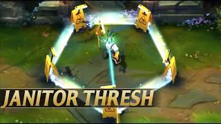 JANITOR THRESH & ATTORNEY AZIR NEW SKINS PREVIEW - League of Legends