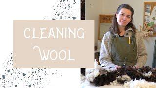 Cleaning Wool Fiber for Spinners