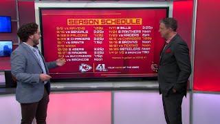 Mick Shaffer Pete Sweeney discuss 2024 Kansas City Chiefs schedule