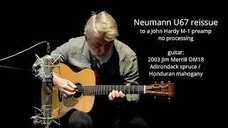 mic comparison Neumann U67 reissue vs. U89 on vocals acoustic guitars and mandolin