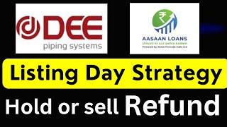 Dee Piping IPO Listing Day Strategy  Dee Development IPO Listing  Akme Fintrade Listing  Listing