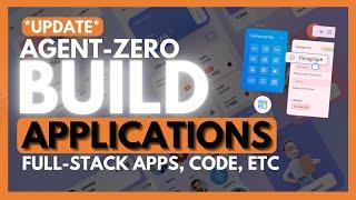 Agent-Zero UPDATE Autonomous AI Agent Framework Can DO ANYTHING Generate Full-Stack Apps