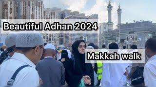 Azaan -e- Asar  Masjid -al-haram Makkah saudia - February 2023  Makkah walk